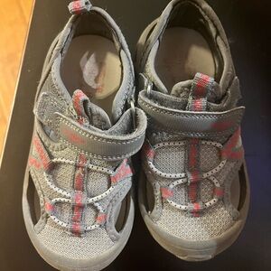 Oshkosh Gray and Red Kids Shoes